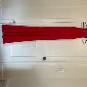 Red gown worn once